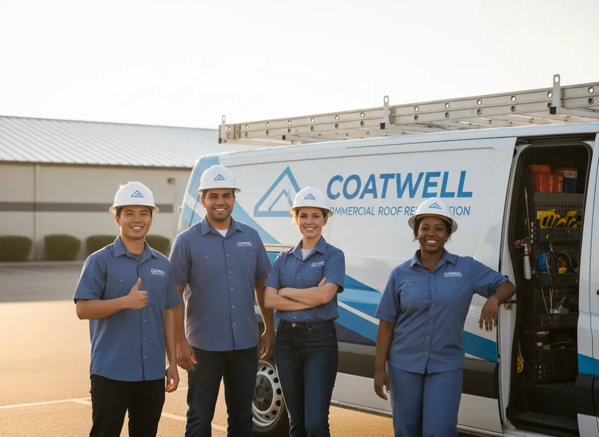 Commercial roof coating company in Clover, VA